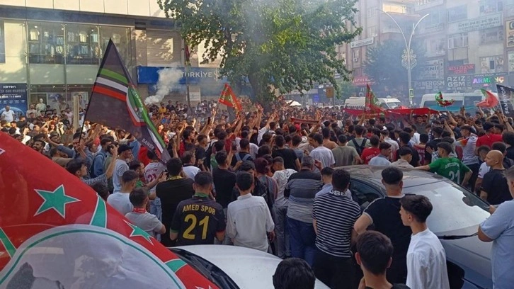 Diyarbakır'da Amedspor kutlaması!