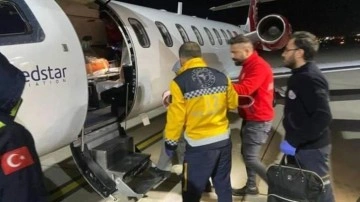3 aylık bebek ambulans uçakla Siirt'ten Konya'ya nakledildi