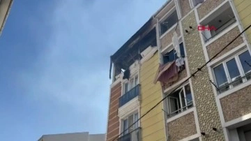 Çorlu’da apartman dairesinde patlama: 1 ağır yaralı
