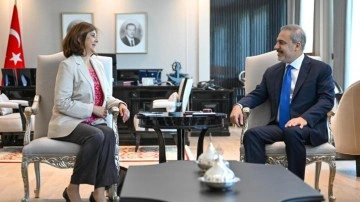 Hakan Fidan, BM Genel Sekreteri'nin Kıbrıs Şahsi Temsilcisi Cuellar ile görüştü