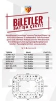 Kayserispor-Başakşehir maçının bilet fiyatları belli oldu